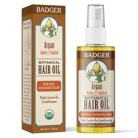 Argan Botanical Hair Oil Badger Balm